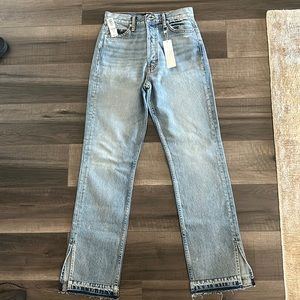 BNWT! EB Denim Unraveled Newport 27 Women Hemmed